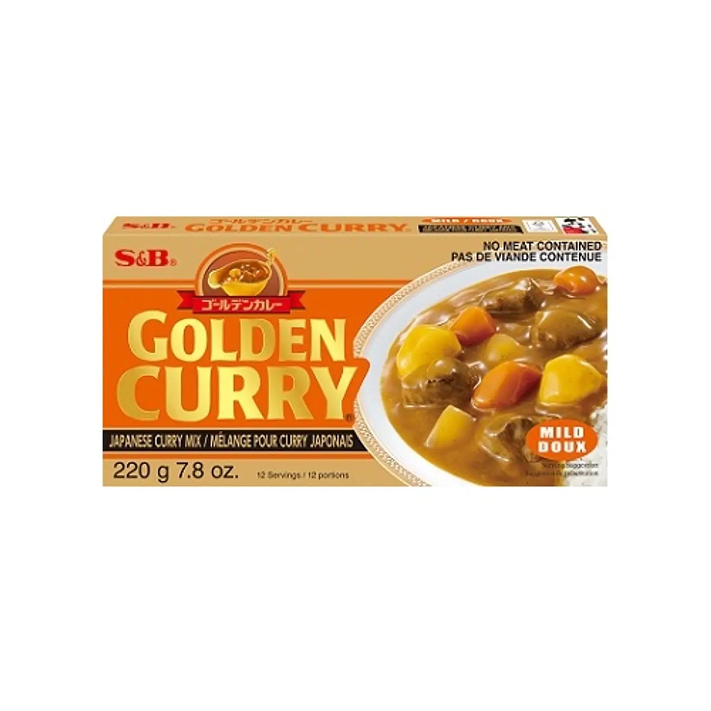 GOLDEN CURRY S&B 220g X 60 UNIDADES