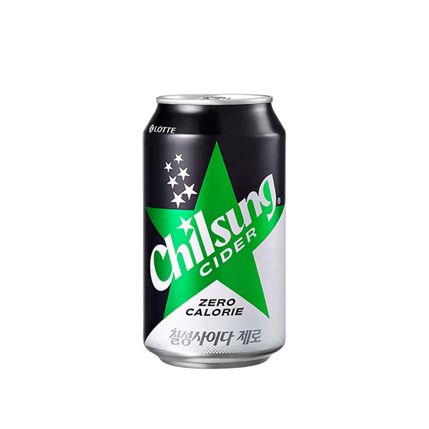 CHILSUNG CIDER ZERO LOTTE 355ml X 24 UNIDADES