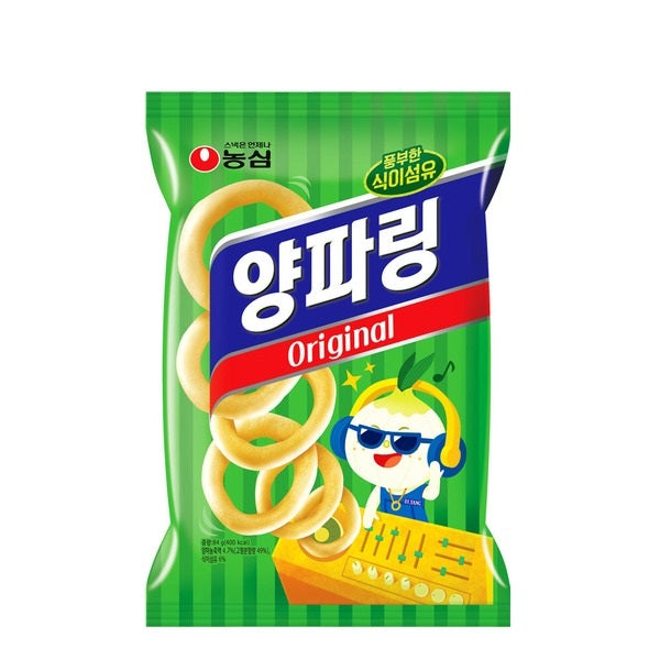 SNACK AROS SABOR CEBOLLO NONGSHIM 80g x 20 UNIDADES