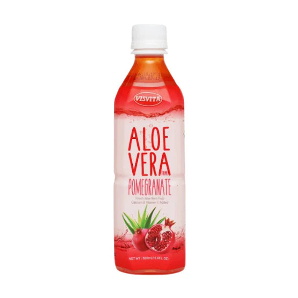ALOE VERA SABOR GRANADA VISVITA 500ml x 20 UNIDADES
