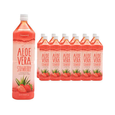 ALOE VERA SABOR FRUTILLA VISVITA 1.5L x 12 UNIDADES