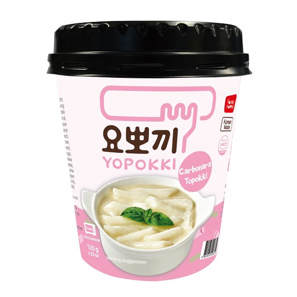 YOPOKKI SABOR CARBONARA YOUNG POONG 120g X 30 UNIDADES