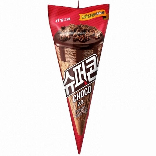 HELADO SUPER CONE SABOR CHOCOLATE BINGGRAE 150g x 24 UNIDADES