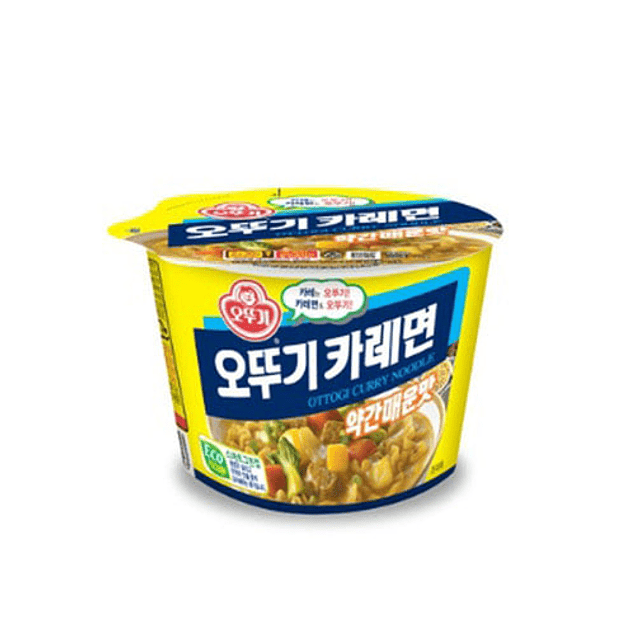RAMYEON SABOR CURRY VASO GRANDE OTTOGI 110g x 12 UNIDADES