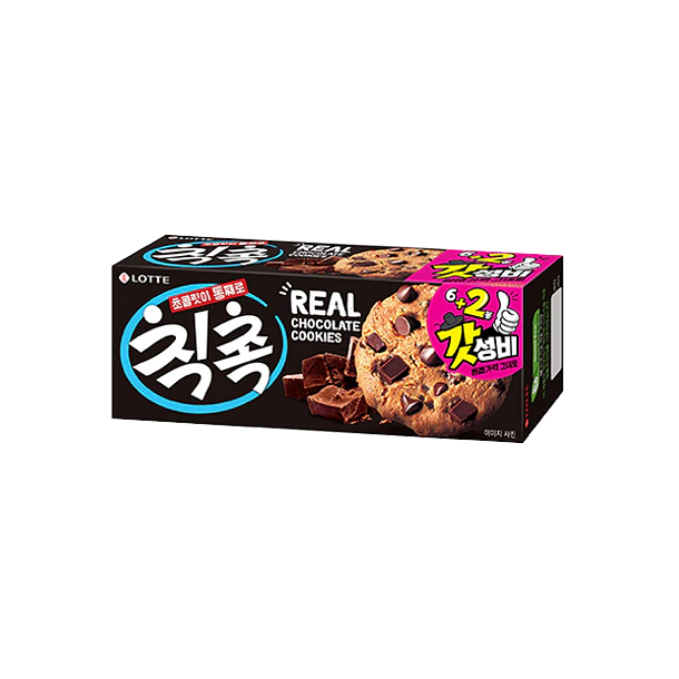 GALLETA CON CHOCOLATE CHIK CHOK LOTTE 120g x 15 UNIDADES