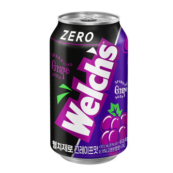 BEBIDA WELCHS ZERO SABOR UVA NONGSHIM 355ml x 24 UNIDADES