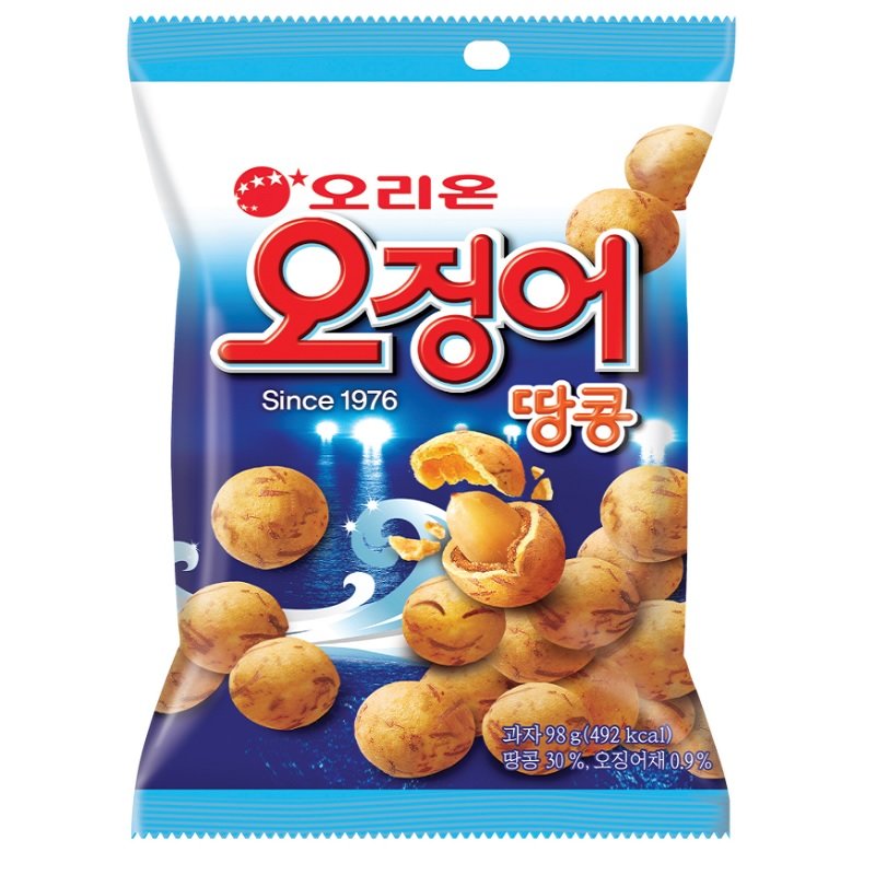 SNACK CON MANI SABOR CALAMAR ORION 98g x 16 UNIDADES