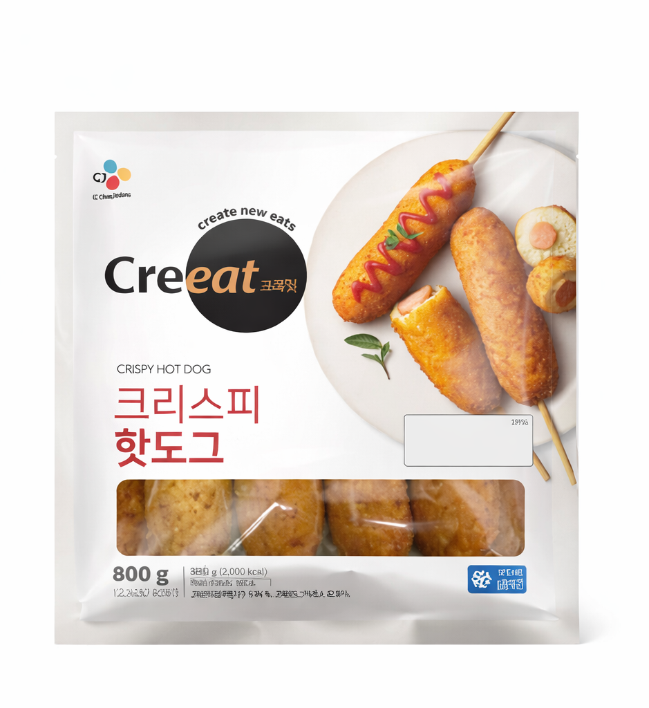 GREAT CRISPY HOTDOG ORIGINAL CJ 800g x 8 UNIDADES