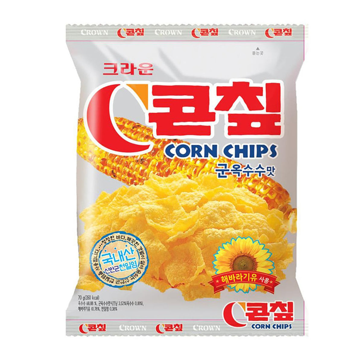 SNACK CHIP DE CHOCLO CROWN 70g x 16 UNIDADES