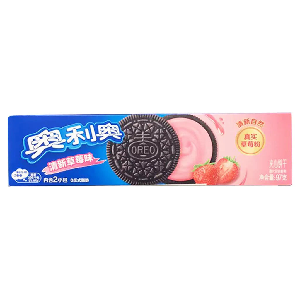 GALLETAS OREO SABOR FRUTILLA 97g x 24 UNIDADES