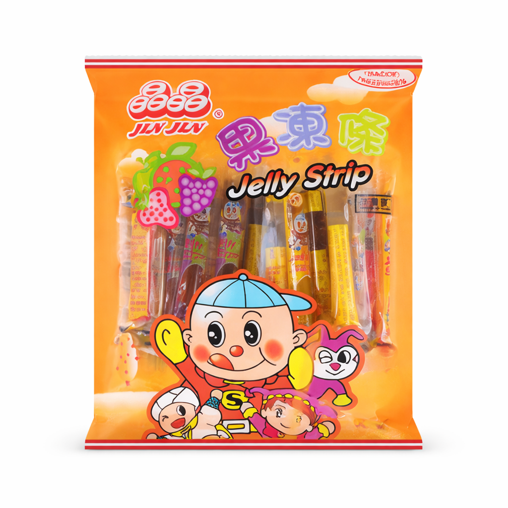 JINGJING JALEA EN TUBO SABOR FRUTAS SURTIDAS 470g x 10 UNIDADES