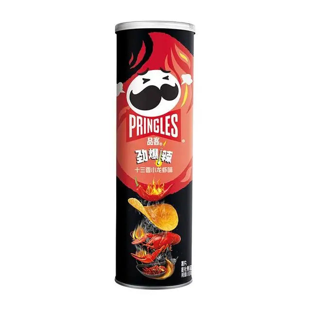 PAPAS PRINGLES SABOR LANGOSTINA CON TRECE ESPECIAS 110g x 20 UNIDADES