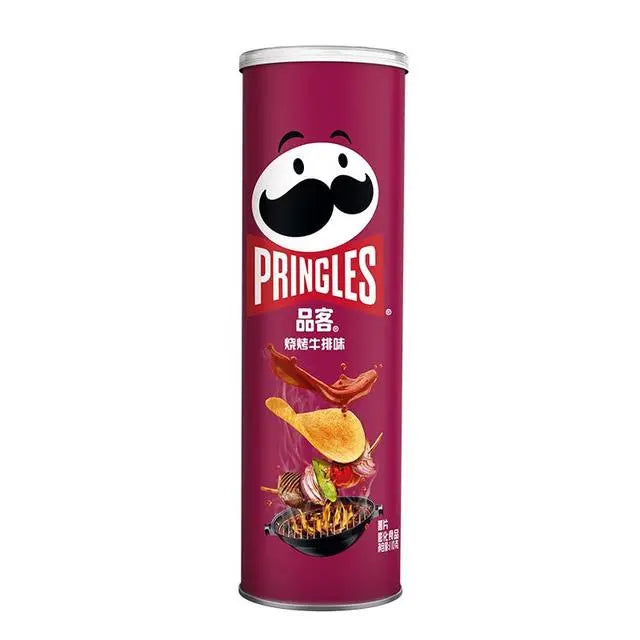 PAPAS PRINGLES SABOR FILETE BARBACOA 110g x 20 UNIDADES