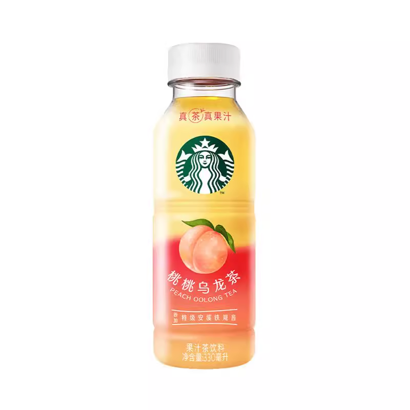 STARBUCKS TEAVANA SABOR TE OOLONG CON DURAZNO 330ml x 15 UNIDADES