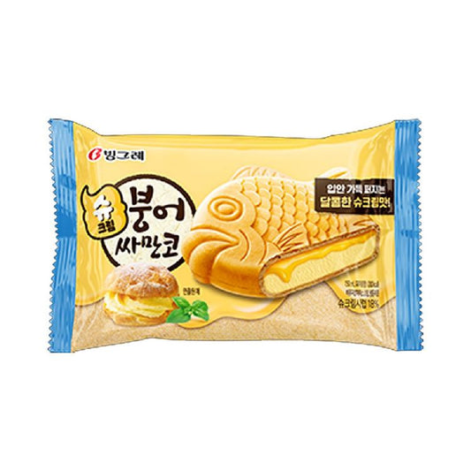 HELADO SSAMANCO SABOR CREMA PASTELERA BINGGRAE 150g x 30 UNIDADES