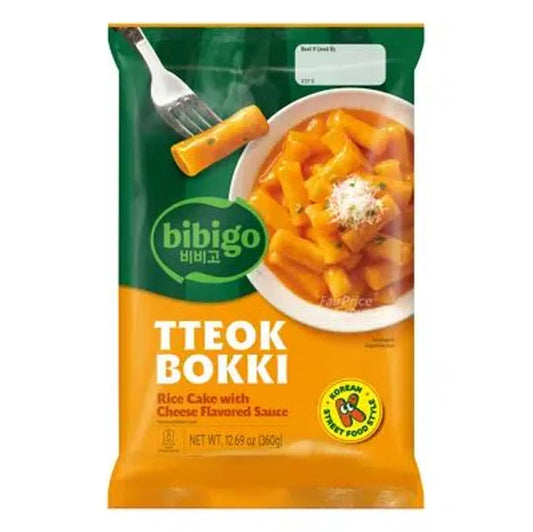 TTEOKBOKKI SABOR QUESO BIBIGO 360g X 12 UNIDADES