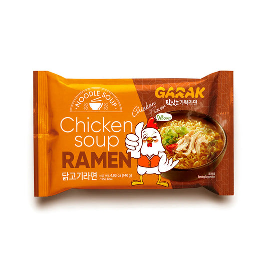 GARAK RAMYEON DE SOPA DE POLLO RAMEN 121g X 32 UNIDADES