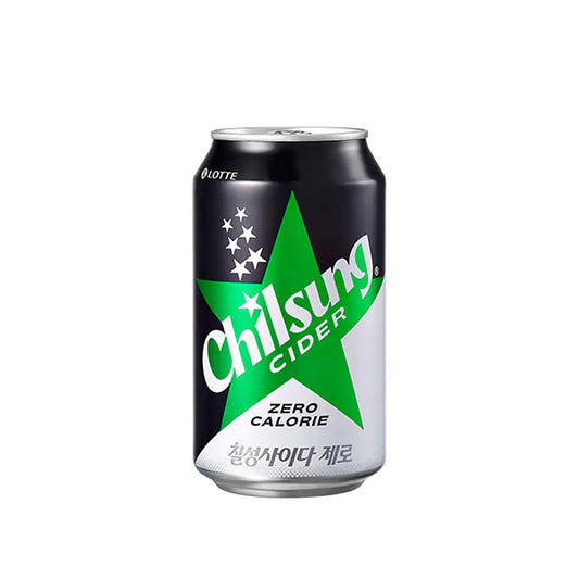 CHILSUNG CIDER ZERO LOTTE 355ml X 24 UNIDADES