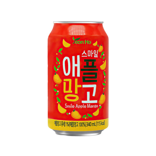 SMILE MANZANA MANGO YEON HO 340ml x 24 UNIDADES