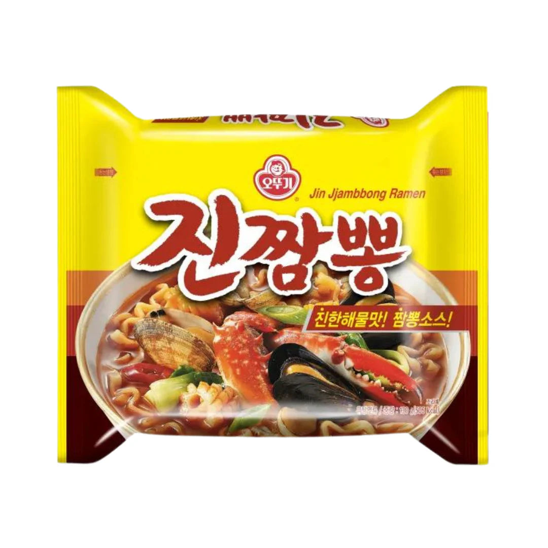JIN JJAMBBONG MARISCOS RAMYEON BOLSA 130g x 32 UNIDADES