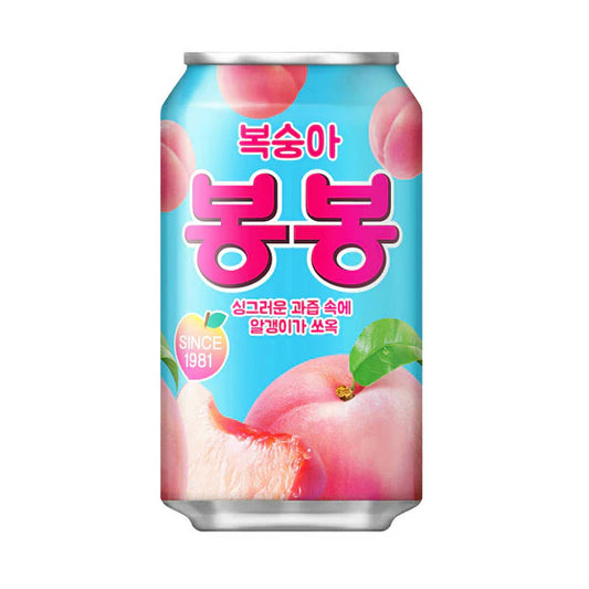 JUGO BONG BONG SABOR DURAZNO HAITAI 340ml x 24 UNIDADES