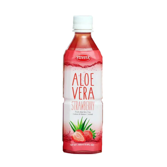 ALOE VERA SABOR FRUTILLA VISVITA 500ml x 20 UNIDADES