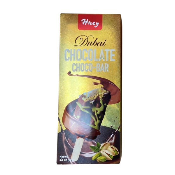 HELADO DE CHOCOLATE DUBAI BAR HICEY 90g X 30 UNIDADES