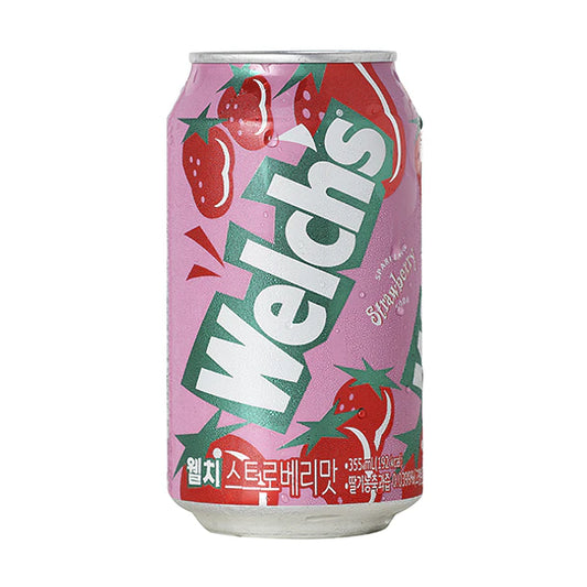 BEBIDA WELCHS SABOR FRUTILLA NONGSHIM 355ml x 24 UNIDADES