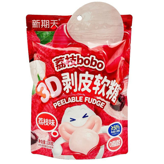 GOMITAS 3D PEEL-OFF SABOR LYCHEE 75g x 32 UNIDADES