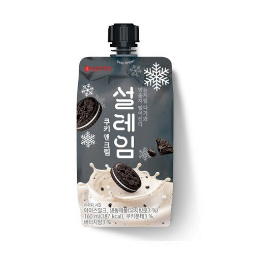 HELADO SOLLEIM SABOR COOKIES & CREAM LOTTE 160g x 24 UNIDADES