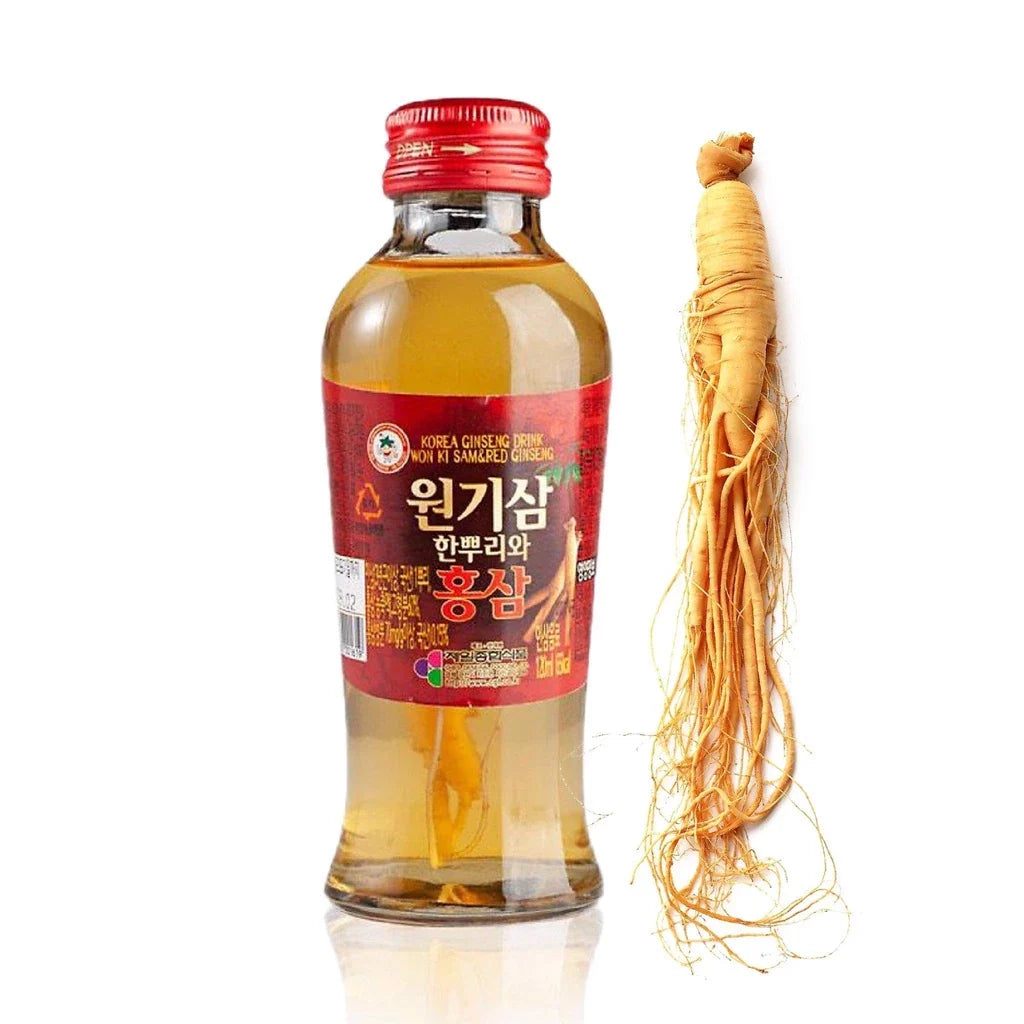 JUGÓ DE EXTRACTO DE GINSEN  WON KI SAM 120ml X 60 UNIDADES