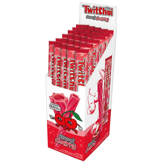GOMITAS RELLENAS SABOR CHERRY TWITCHUI UHI 24g X 30 UNIDADES