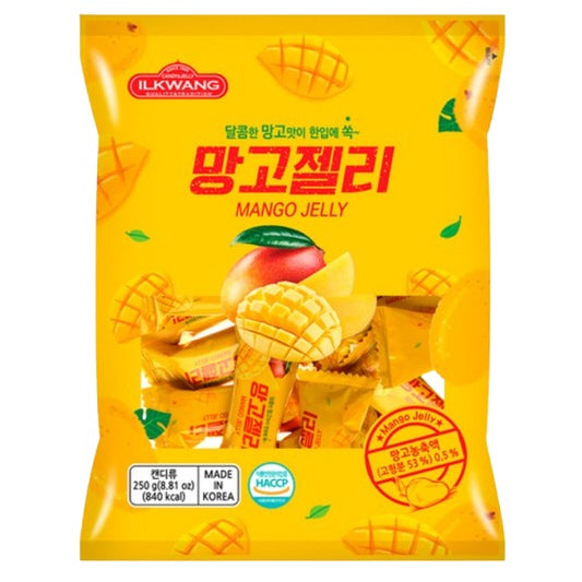 GOMITAS DE MANGO JELLY ILKWANG 250g X 10 UNIDADES