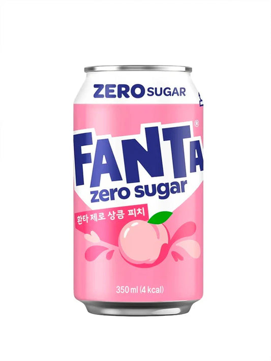 FANTA SABOR DURAZNO ZERO AZÚCAR 350ml X 24 UNIDADES