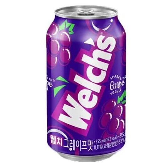 BEBIDA WELCHS SABOR UVA NONGSHIM 355ml x 24 UNIDADES