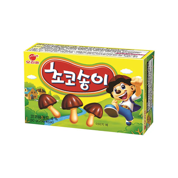 GALLETA CON CHOCOLATE FORMA CHAMPIÑION SABOR ORIGINAL ORION 50g x 28 UNIDADES