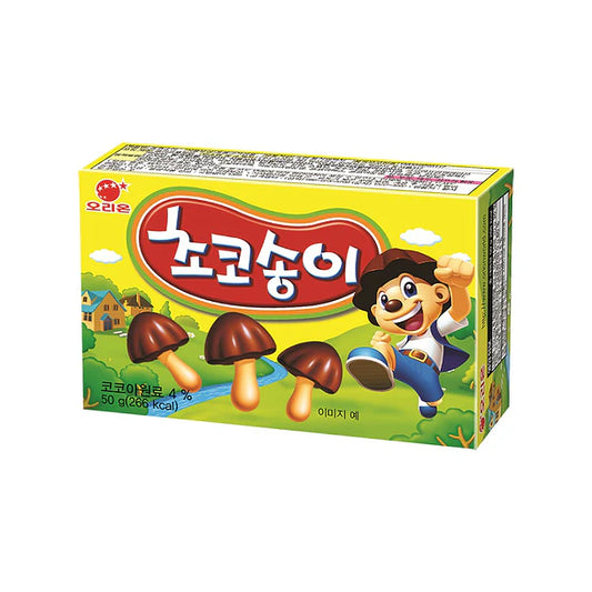 GALLETA CON CHOCOLATE FORMA CHAMPIÑION SABOR ORIGINAL ORION 50g x 28 UNIDADES