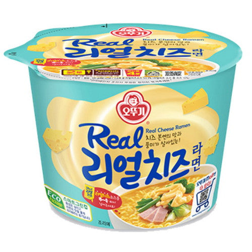 REAL CHEESE RAMYEON VASO GRANDE OTTOGI 120g x 12 UNIDADES