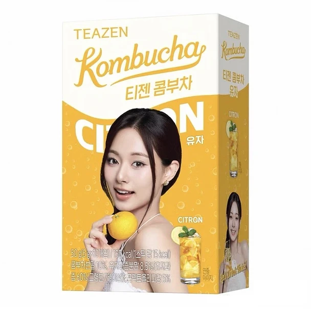 TWICE KOMBUCHA CIDRA TEAZEN 50g x 12 UNIDADES