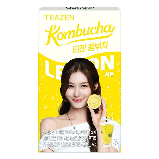 TWICE KOMBUCHA LIMON TEAZEN 50g x 12 UNIDADES