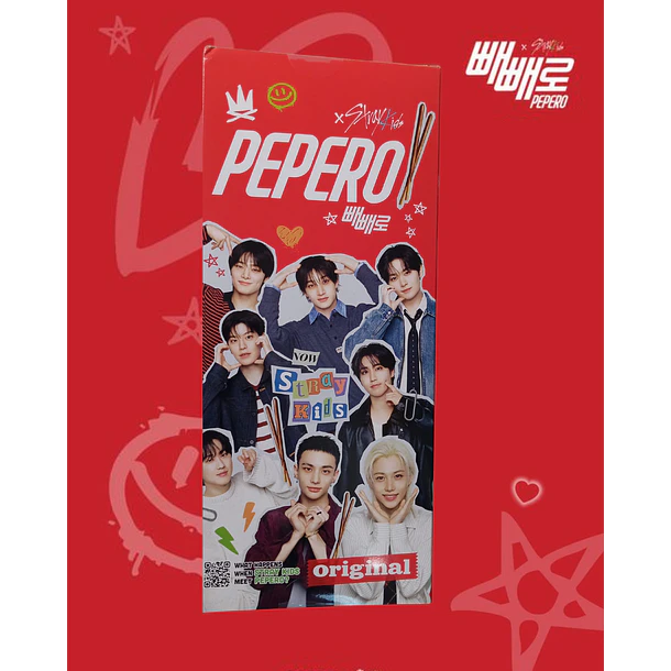 PEPERO STRAYKIDS ORIGINAL CAJA GRANDE 240g X 8 UNIDADES