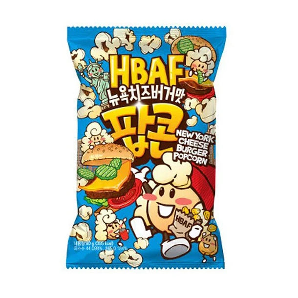 POPCORN SABOR HAMBURGUESA HBAF 80g x 12 UNIDADES