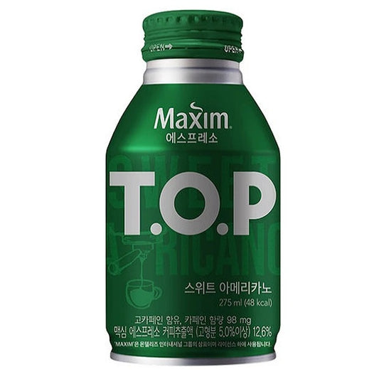 CAFE AMERICANO ENDULZADO T.O.P MAXIM DONGSUH 275ml x 24 UNIDADES