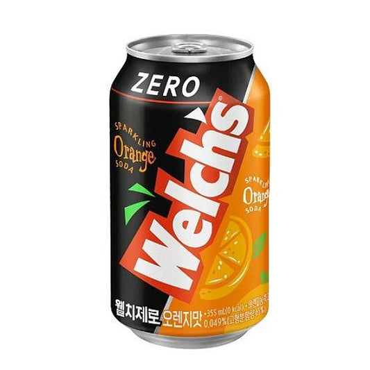 BEBIDA WELCHS SABOR NARANJA ZERO NONGSHIM 355ml x 24 UNIDADES