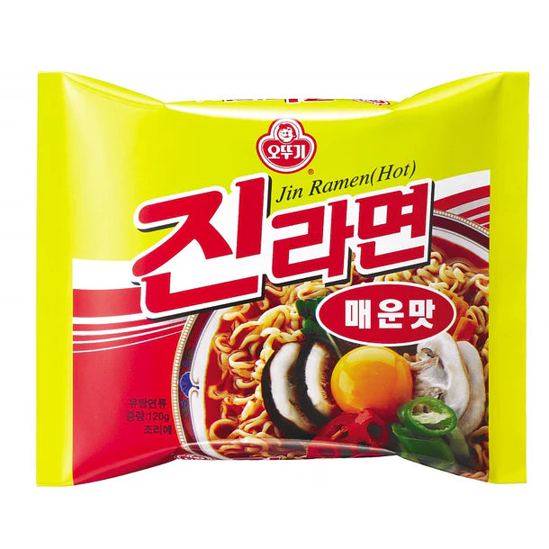 JIN RAMYEON BOLSA SABOR PICANTE OTTOGI 120g x 40 UNIDADES
