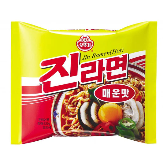 JIN RAMYEON BOLSA SABOR PICANTE OTTOGI 120g x 40 UNIDADES