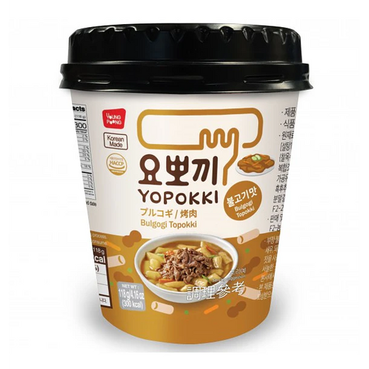 YOPOKKI SABOR CARNE BULGOGI YOUNG POONG 120g X 30 UNIDADES