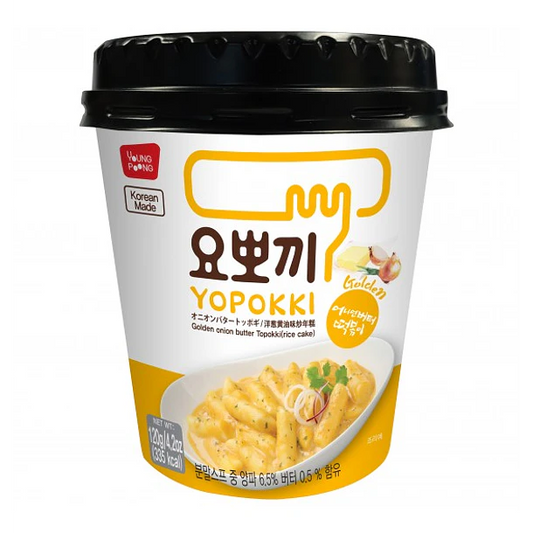 YOPOKKI SABOR CEBOLLA MANTEQUILLA YOUNG POONG 120g X 30 UNIDADES