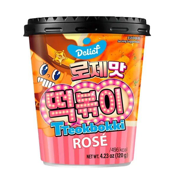 TTEOKBOKKI ROSE MASA DE ARROZ DELIEF 120g X 24 UNIDADES