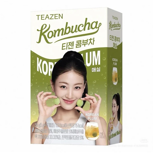 TWICE KOMBUCHA CIRUELA VERDE TEAZEN 50g x 12 UNIDADES